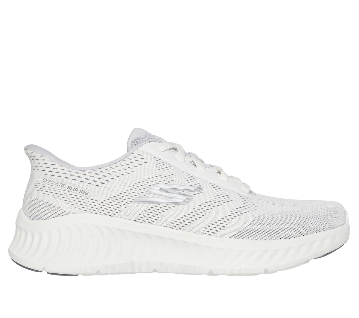 Skechers Slip-ins: GO WALK Now - Payton en Blanco/Gris, talla 45.5, Vegan