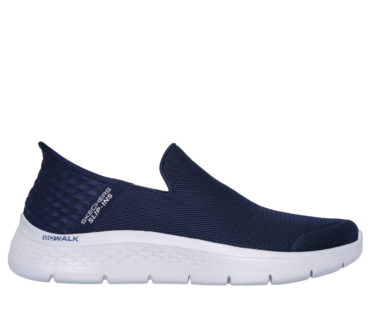 Skechers Slip-ins: GO WALK FLEX - No Hands en Navy, talla 45