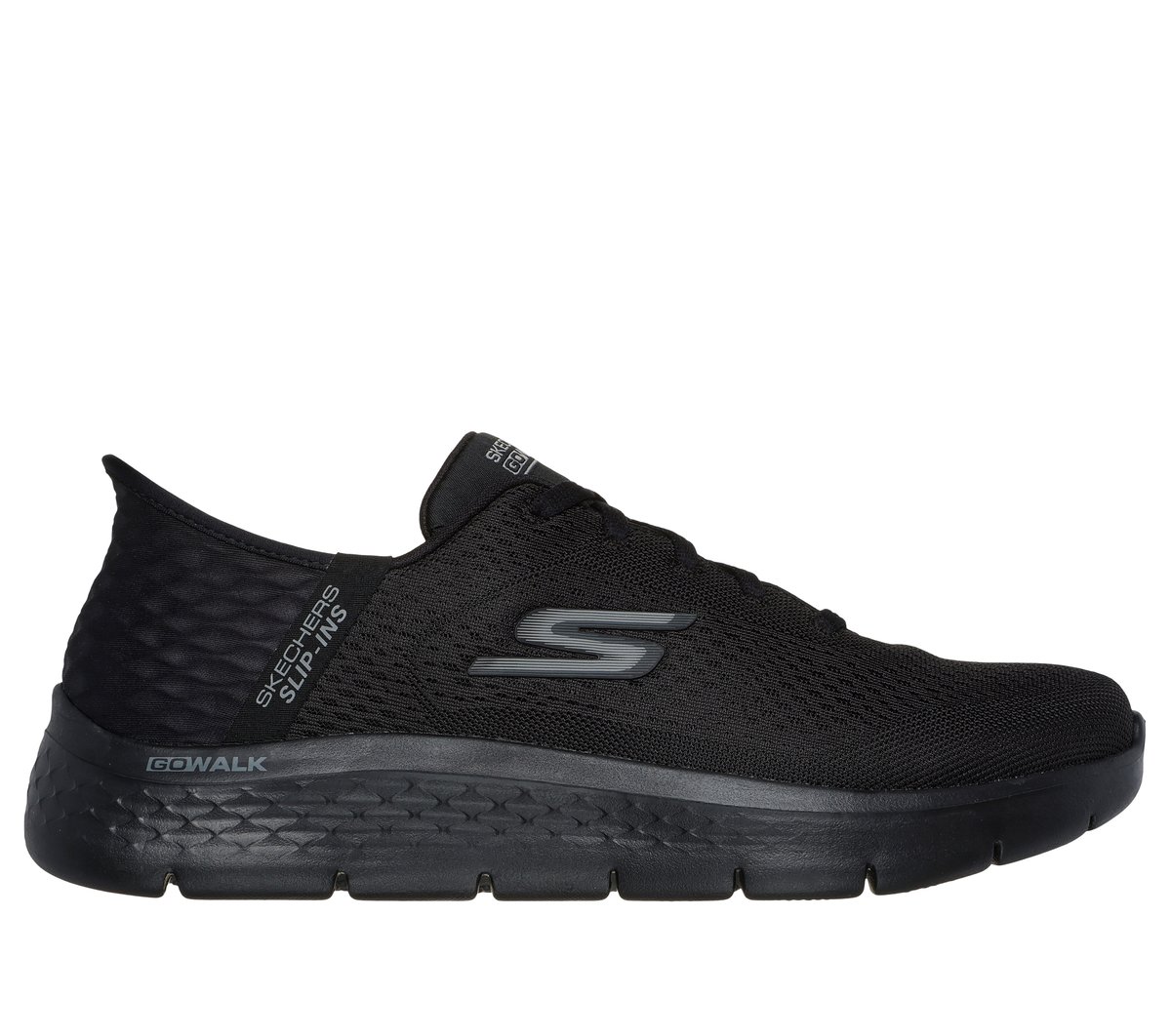 Skechers Slip-ins: GO WALK Flex - New World en Negro, talla 45.5, Vegan