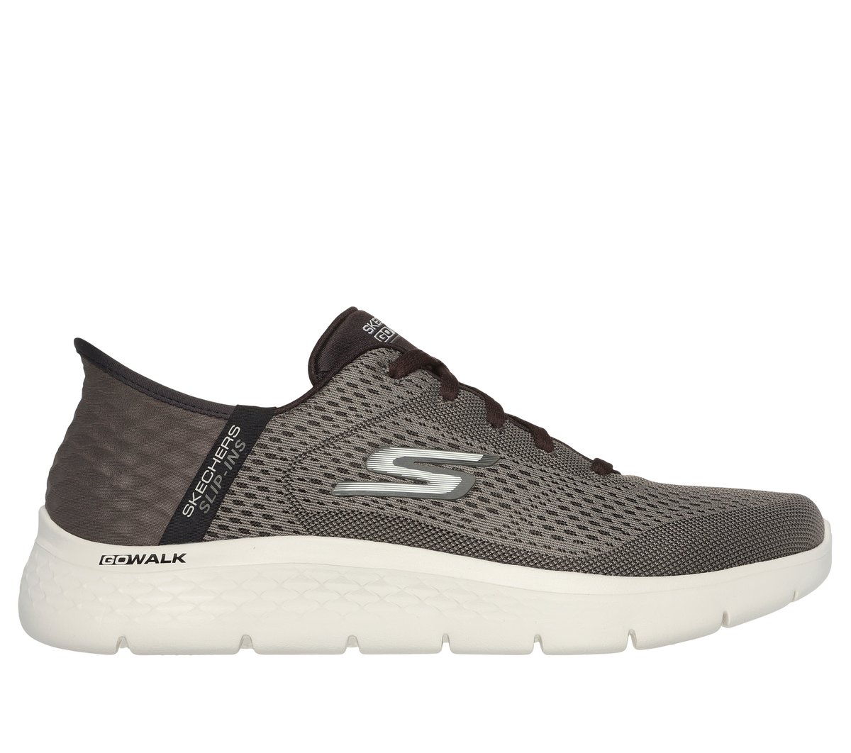 Skechers Slip-ins: GO WALK Flex - New World en Marrón, talla 48, Vegan