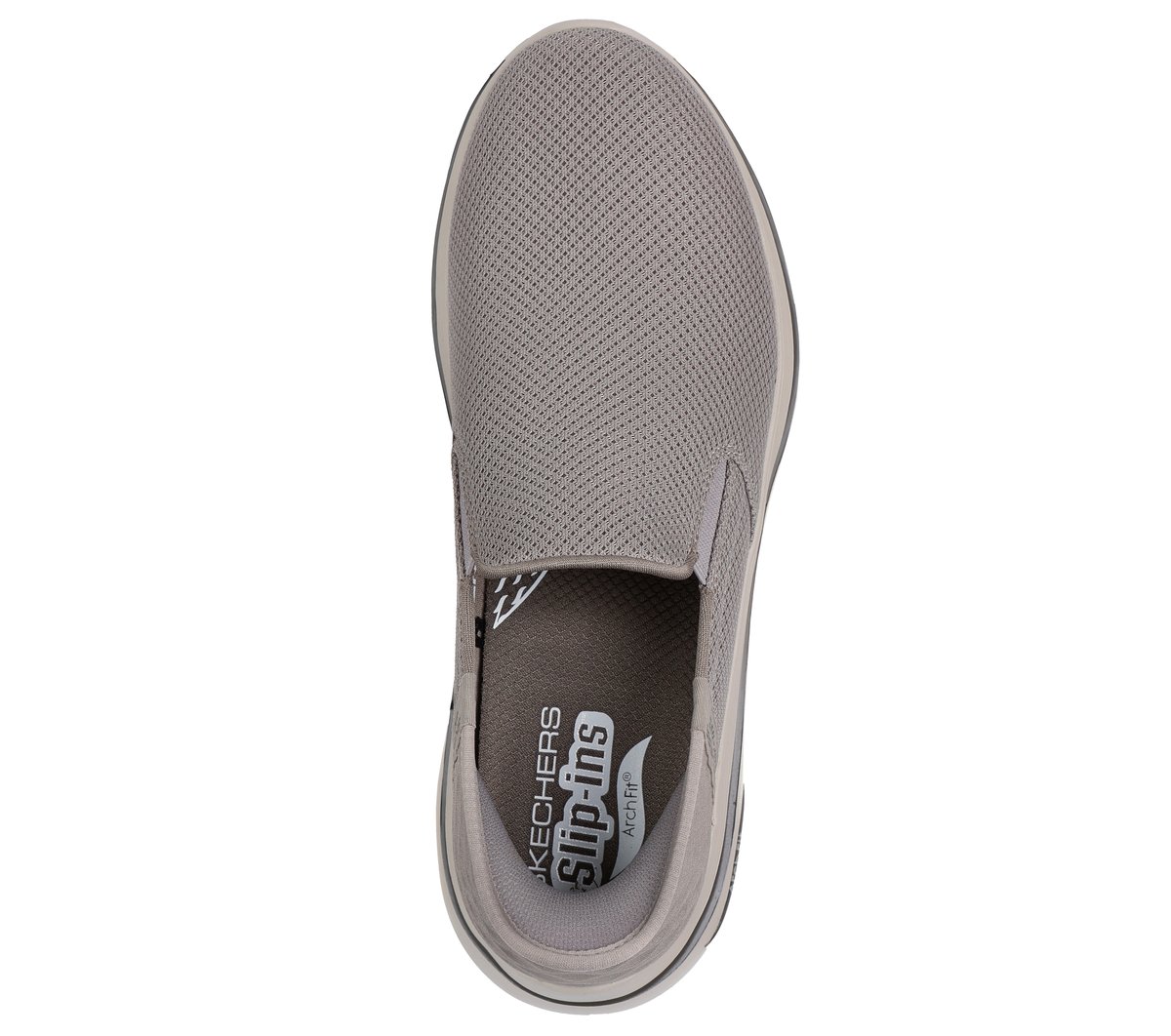 Skechers Slip-ins: GO WALK AF 2.0 - Hands Free 2 Chaussures Moyen Width en Beige, Vegan, Lavable en machine , Arch Fit