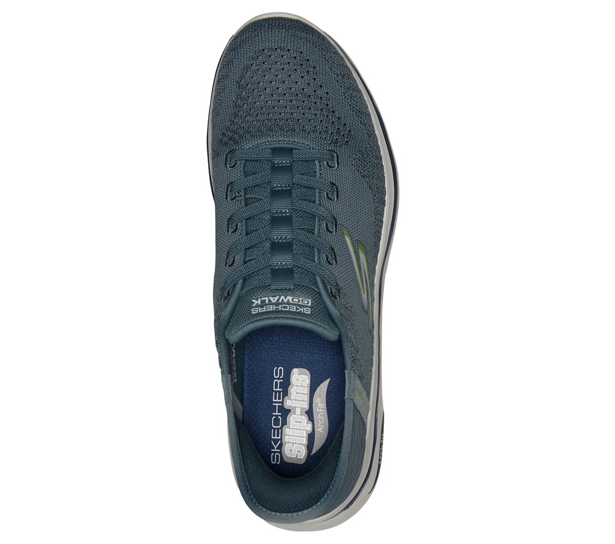 Skechers Slip-ins: GO WALK Arch Fit 2.0 - Grand Chaussures Moyen Width en Gris Ardoise, Vegan
