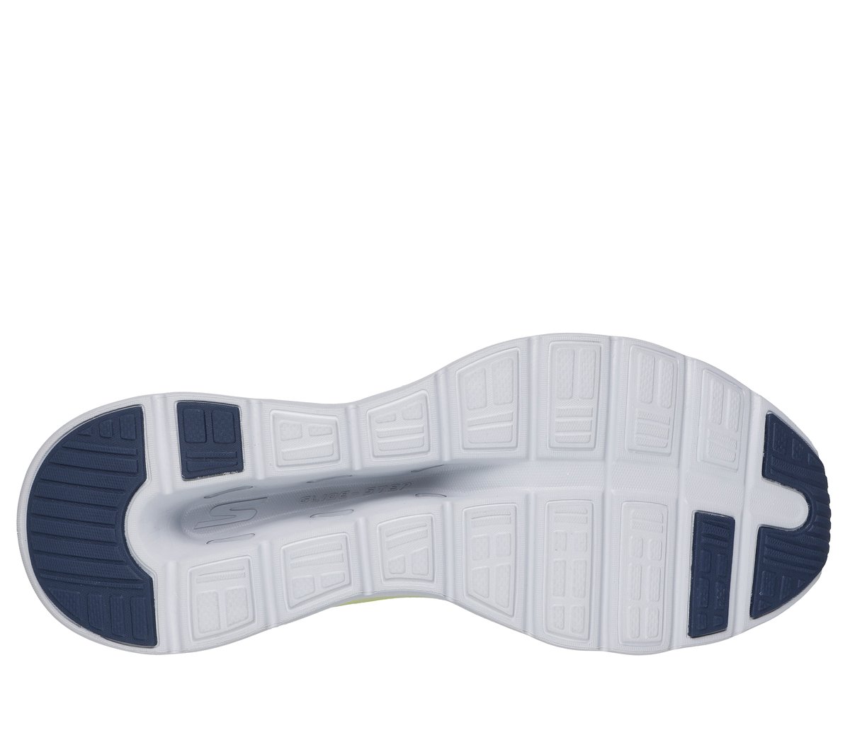 Skechers Slip-ins: GO WALK Glide-Step 2.0 - Zac Chaussures Moyen Width en Bleu/Vert-Lime, Vegan, Lavable en machine