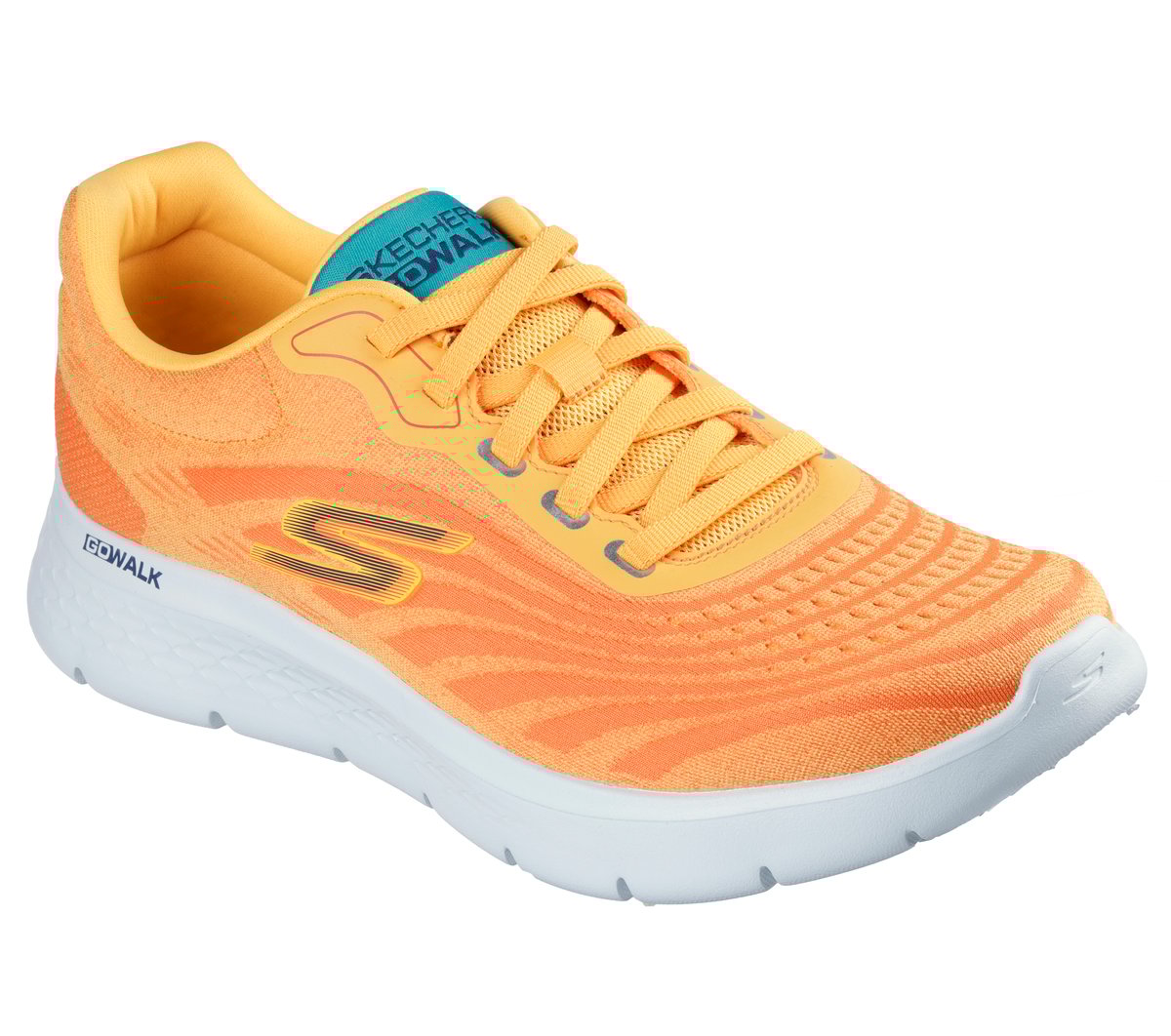 Skechers Shoes Skechers Go Walk Lite Orange Boat Shoe Skechers Go