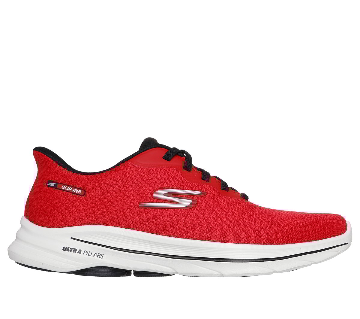 Skechers Slip-ins: GO WALK 8 - Pate en Rojo/Negro, talla 39.5