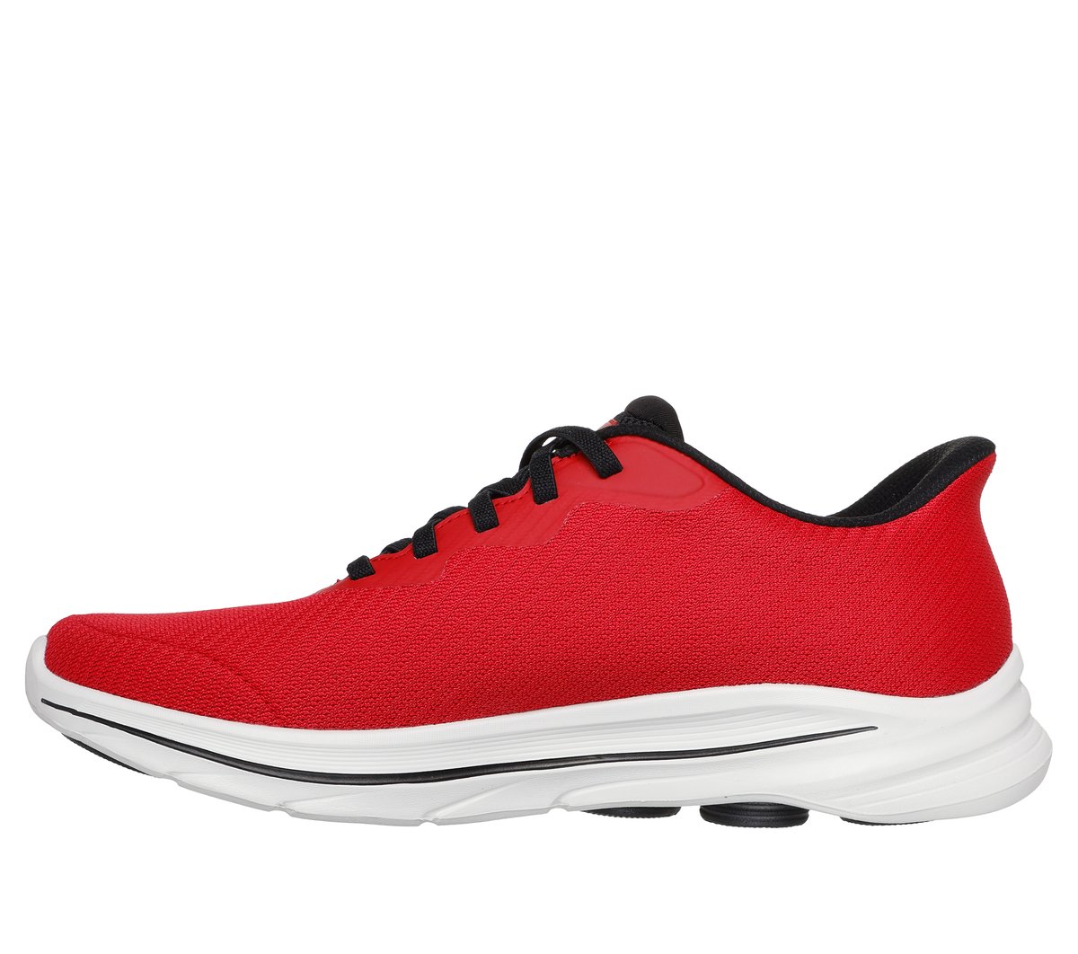 Skechers Slip-ins: GO WALK 8 -Pate Chaussures Moyen Width en Rouge/Noir, Lavable en machine