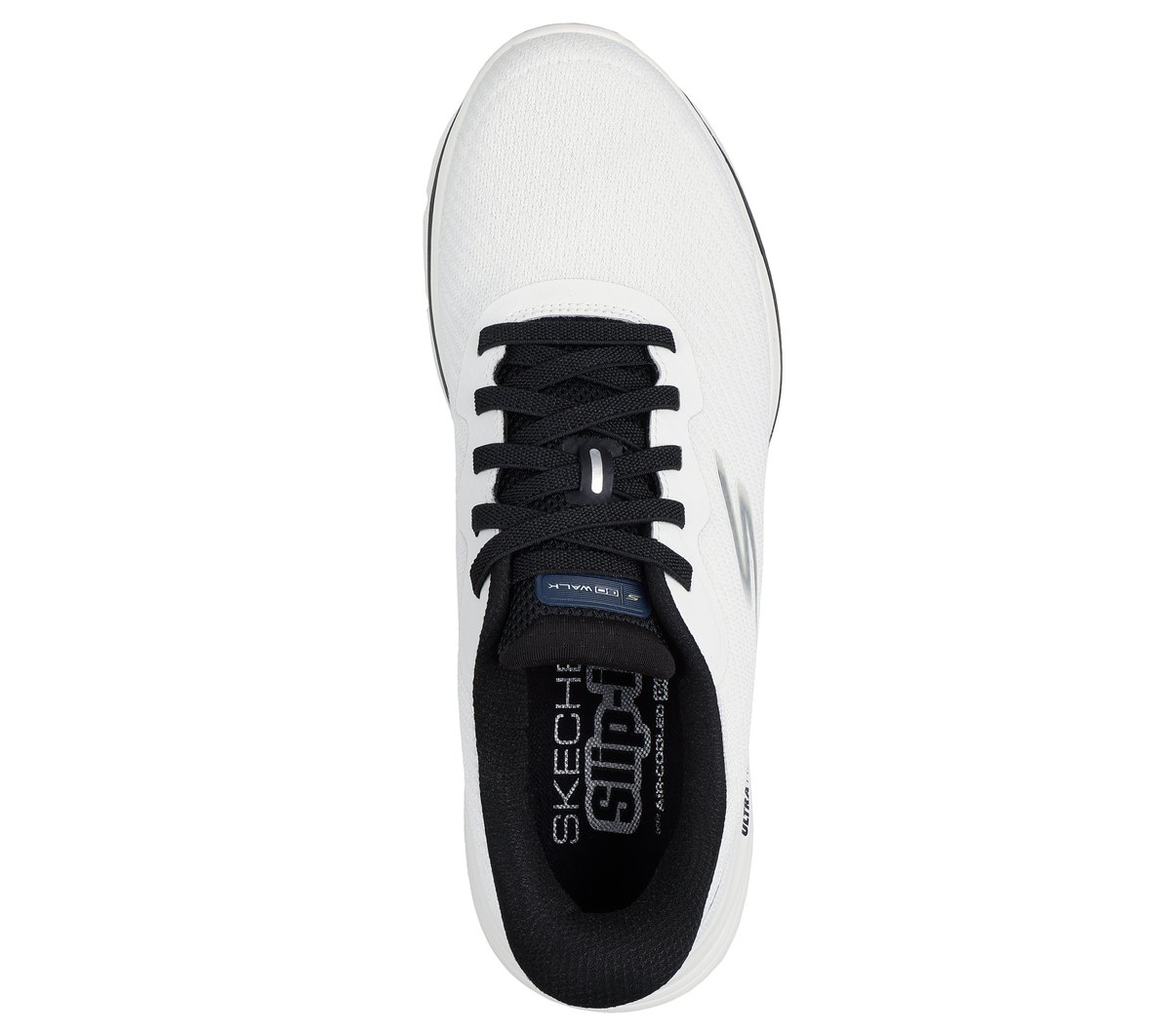 Skechers Slip-ins: GO WALK 8 -Pate Chaussures Moyen Width en Blanc/Noir, Lavable en machine