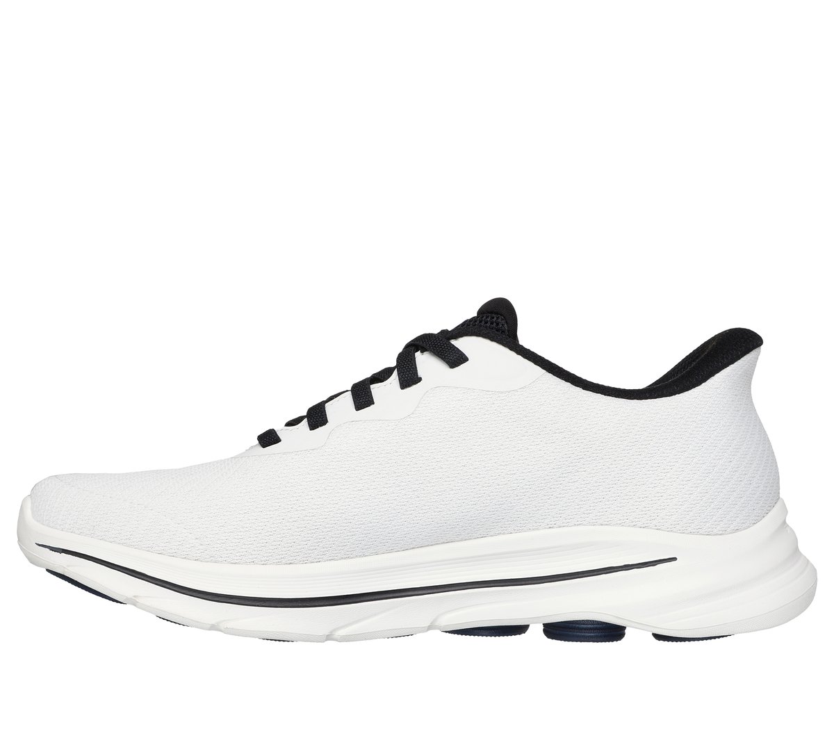 Skechers Slip-ins: GO WALK 8 -Pate Chaussures Moyen Width en Blanc/Noir, Lavable en machine