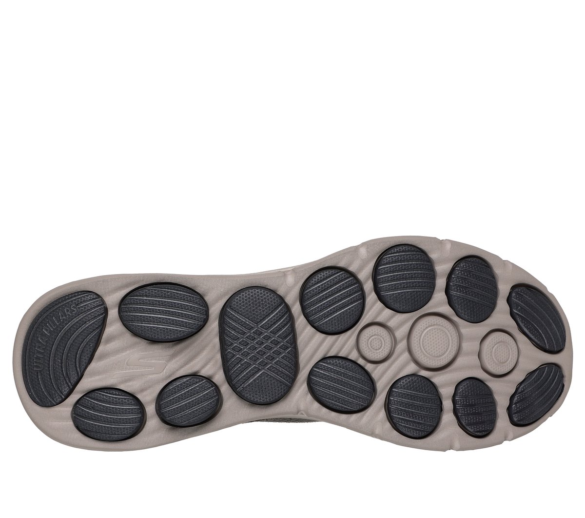 Skechers Slip-ins: GO WALK 8 - Pelayo Moyen Width en Taupe Foncé, Vegan, Lavable en machine