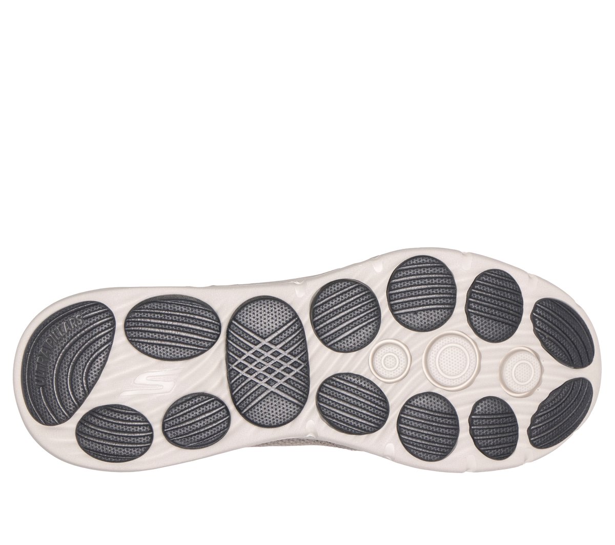 Skechers Slip-ins: GO Walk 8 - Ozzie Moyen Width en Taupe Foncé, Vegan, Lavable en machine
