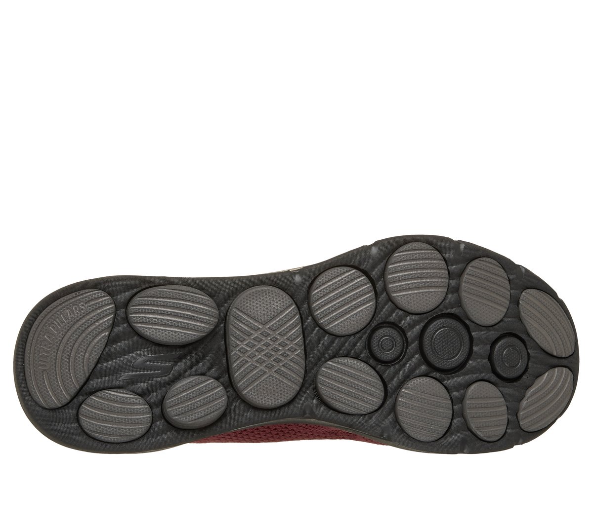 Skechers Slip-ins: GO Walk 8 - Ozzie Moyen Width en Rouge/Noir, Vegan, Lavable en machine