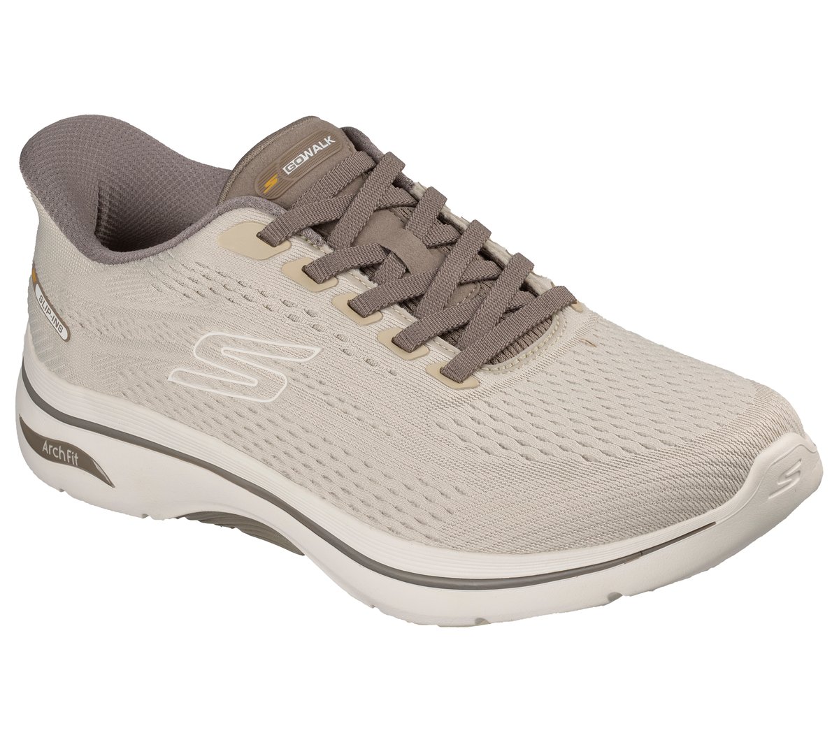 Skechers GO Walk Arch Fit 2.0 Percy Baskets pour Homme TextileBordure Pointure - vue 10