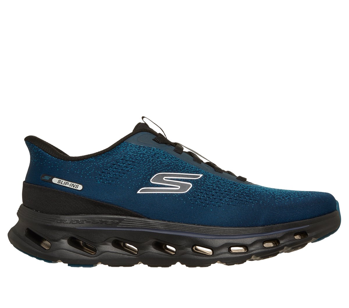 Skechers Slip-ins: GO WALK Glide-Step 2.0 - Maser en Navy/Negro, talla 42.5, Vegan