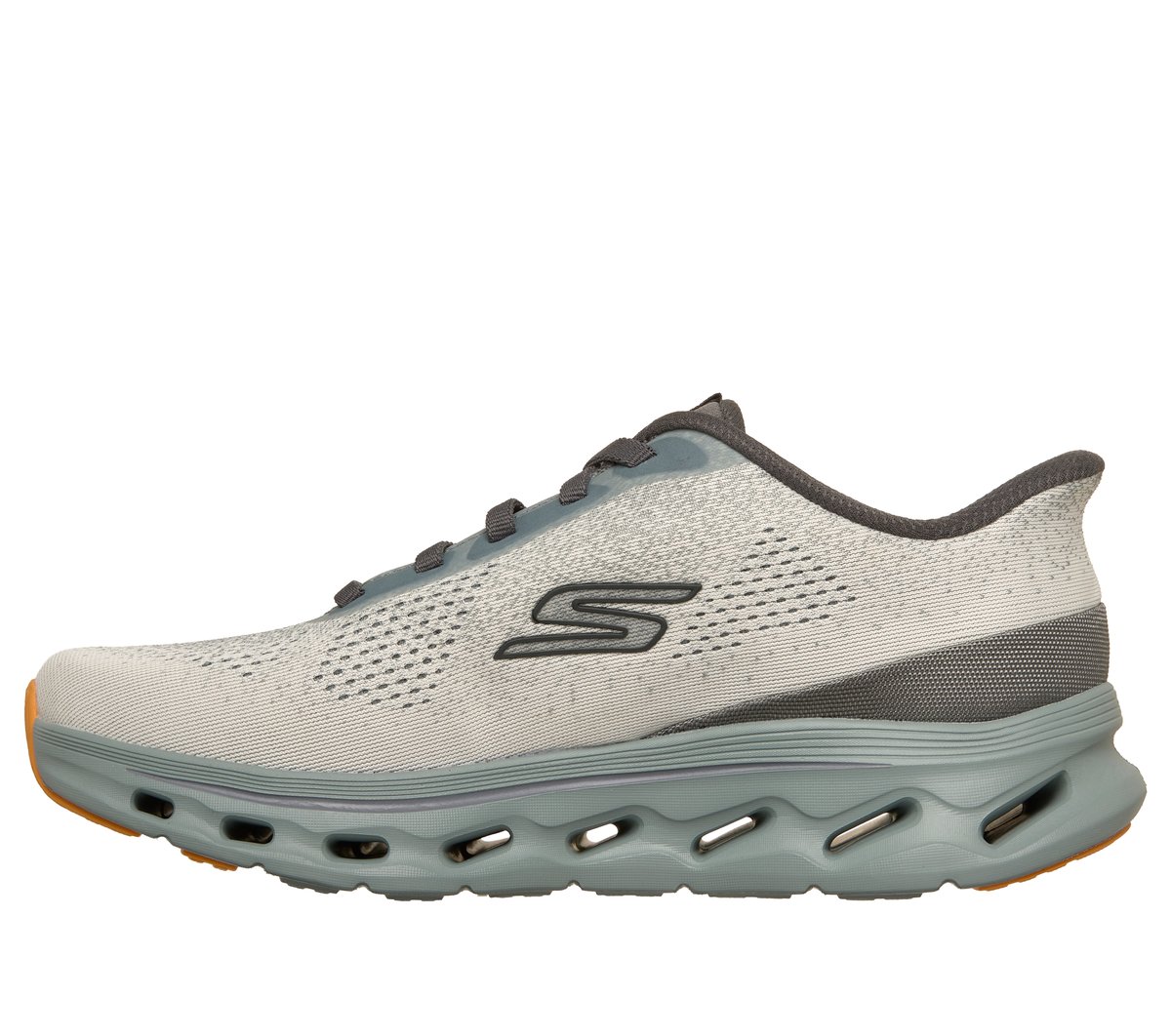 Skechers Slip-ins: GO WALK Glide-Step 2.0 - Maser Moyen Width en Vert Sauge, Vegan, Lavable en machine