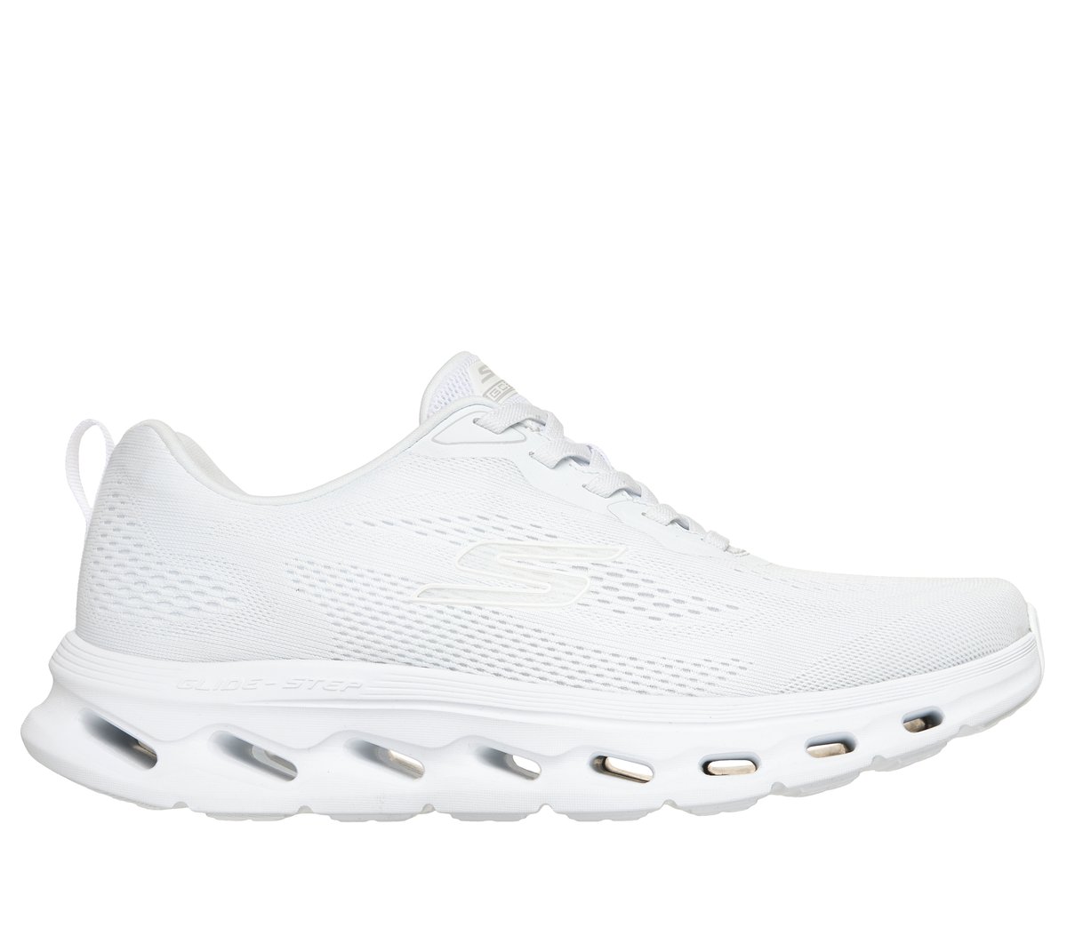 Skechers GO WALK Glide-Step 2.0 - Charly en Blanca, talla 39.5, Vegan