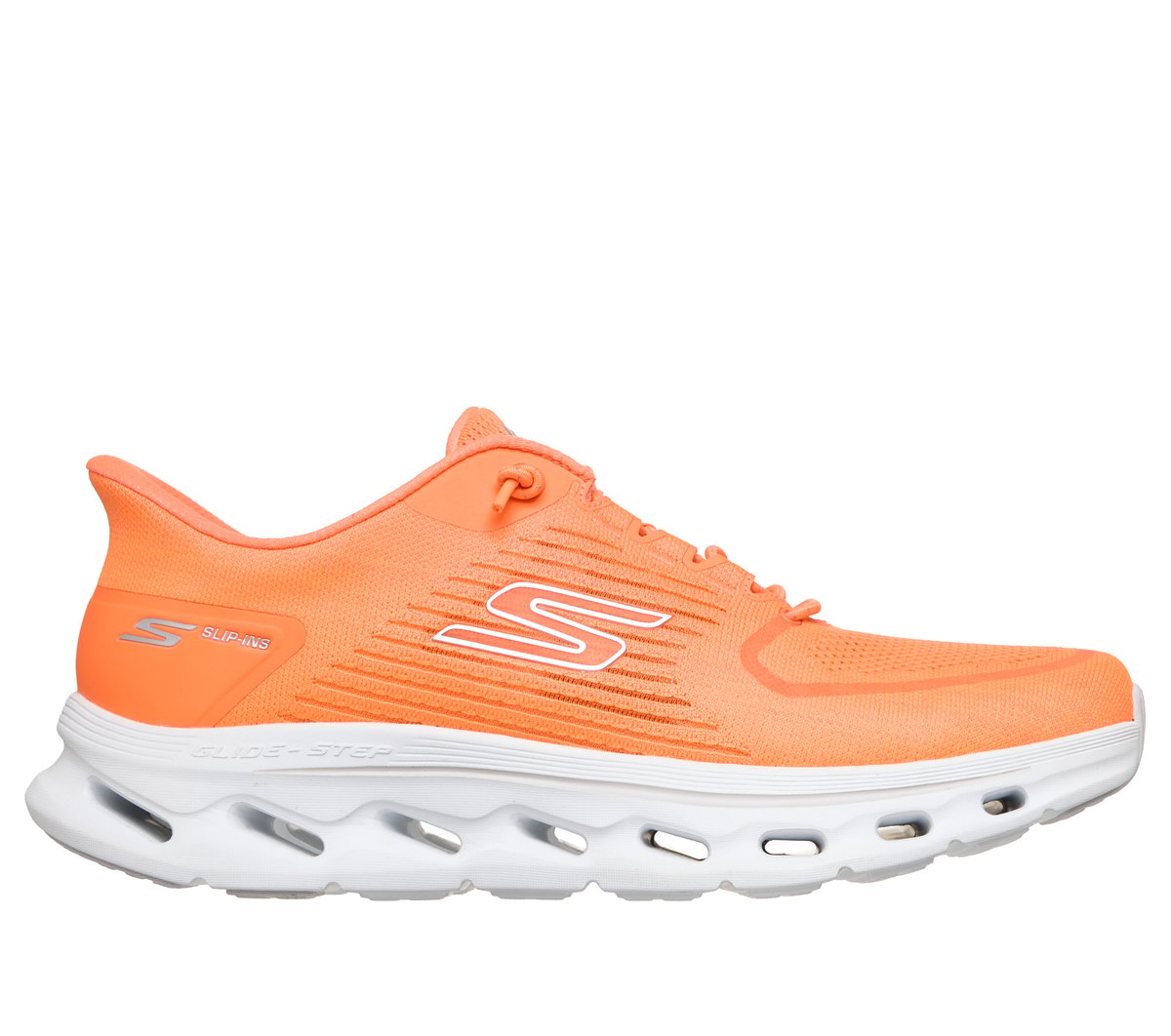 Skechers Slip-ins: GO WALK Glide-Step 2.0 - Santiago en Naranja, talla 47, Vegan