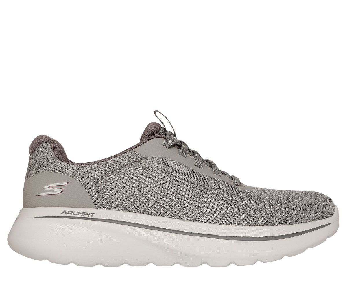 Skechers Relaxed Fit: GO WALK Arch Fit N-Joy - Cullman en Taupe, talla 42.5, Vegan