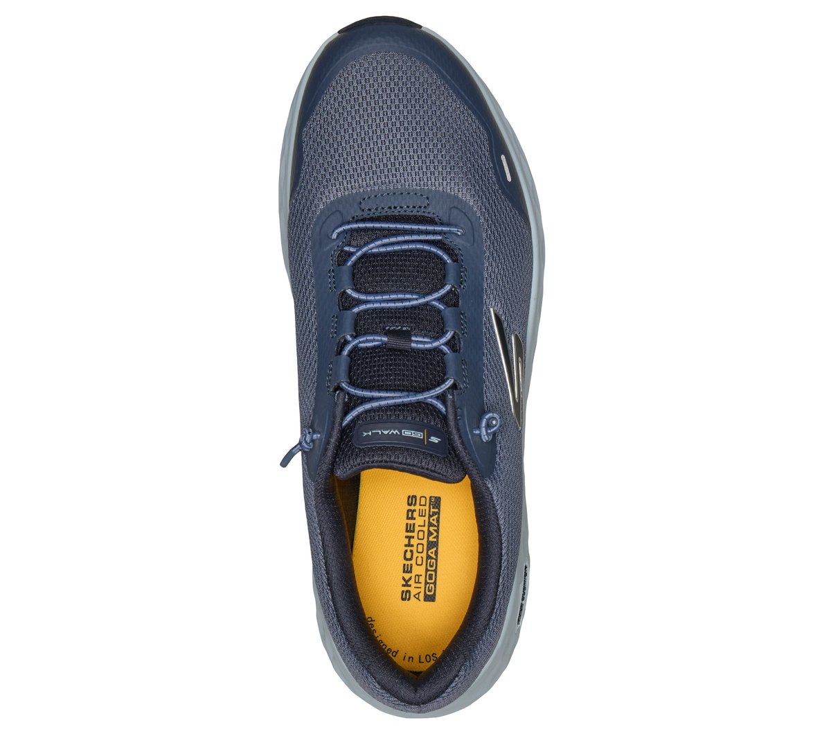 Skechers GO WALK Max Cushioning Flex - Raf Moyen Width en Bleu/Bleu Marine, Vegan, Lavable en machine