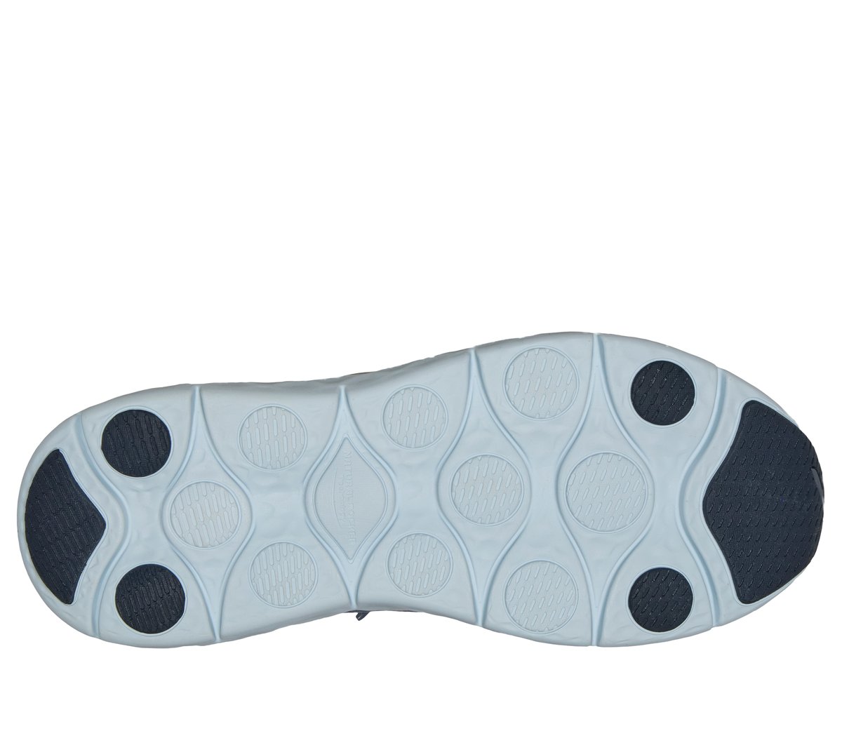 Skechers GO WALK Max Cushioning Flex - Raf Moyen Width en Bleu/Bleu Marine, Vegan, Lavable en machine