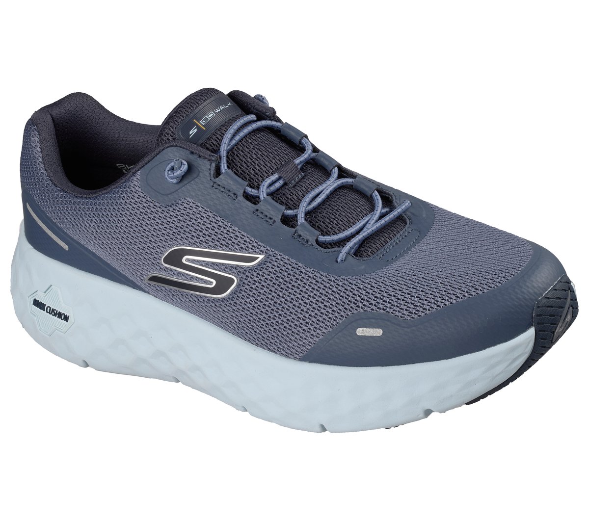 Skechers GO WALK Max Cushioning Flex - Raf Moyen Width en Bleu/Bleu Marine, Vegan, Lavable en machine