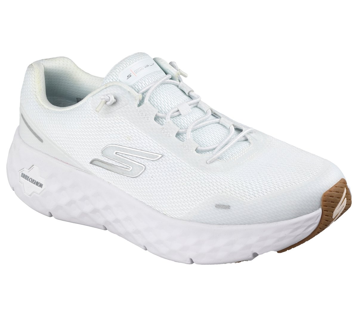 Skechers GO WALK Max Cushioning Flex - Raf Moyen Width en Blanc, Vegan, Lavable en machine
