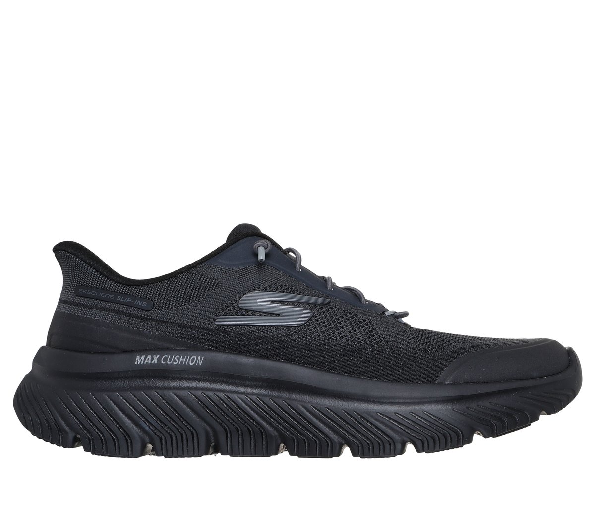 Skechers Slip-ins: GO WALK Max Cushioning - Zoltar en Negro, talla 42.5, Vegan