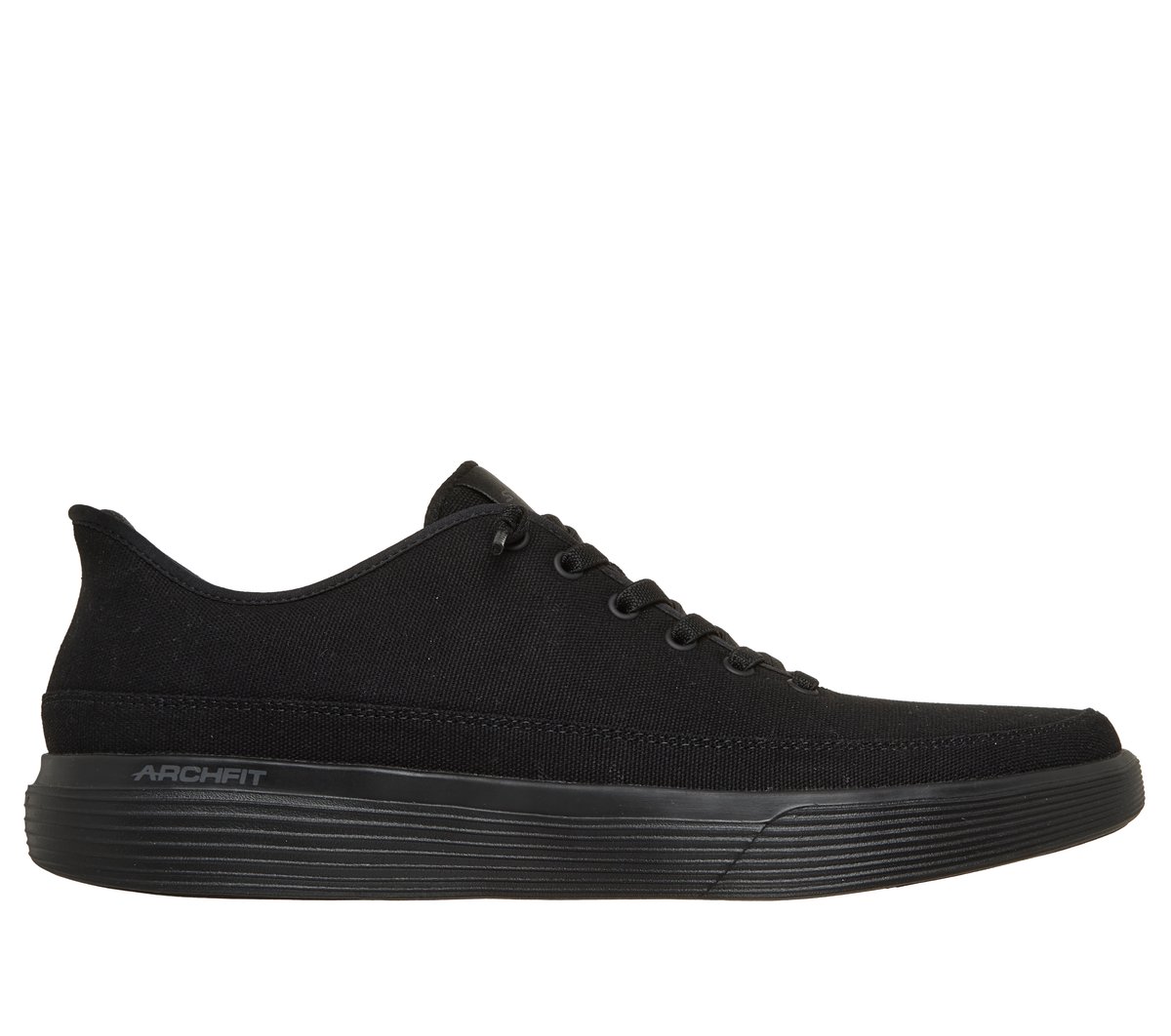 Skechers Men's Slip-ins: GO WALK Commuter - Berlin Sneaker in Black, Size 9 | Textile/Metal, Vegan, Machine Washable , Arch Fit-image-199252891754