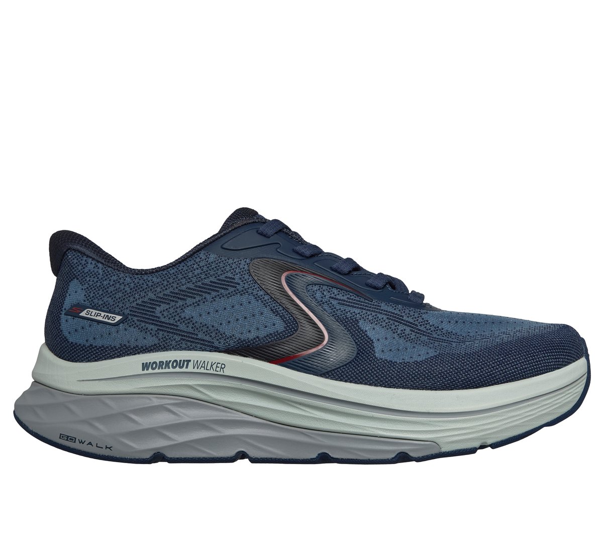 Skechers Men's Slip-ins: GO WALK Workout Walker Sneaker | Size 9.5 | Navy Blue | Vegan