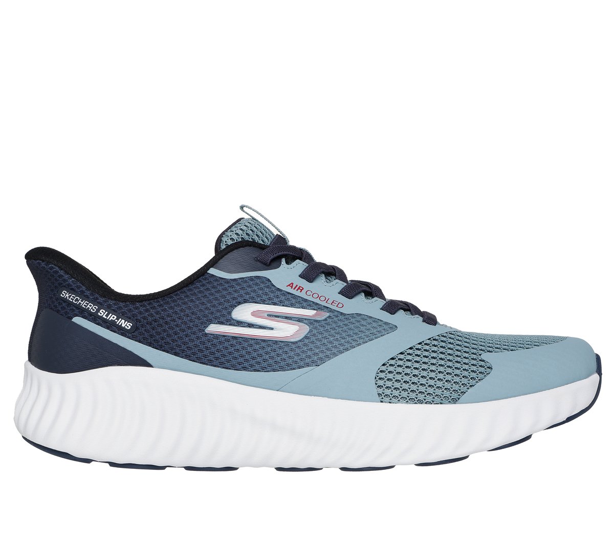 Skechers Men's Slip-ins: GO RUN Now - Starfuse Sneaker | Size 13.0 | Slate | Vegan | Machine Washable