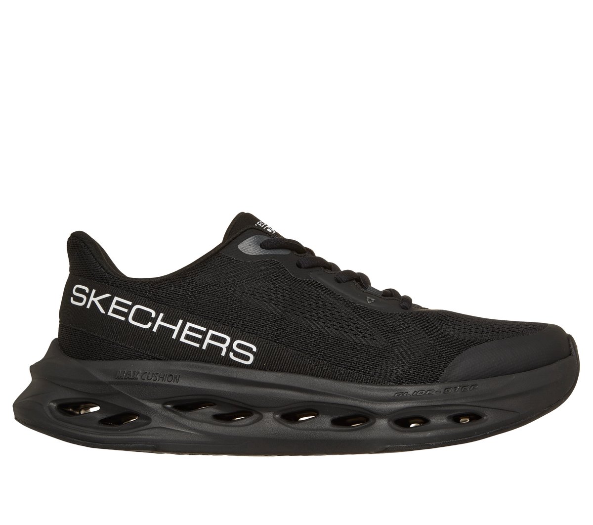 Skechers Max Cushioning Glide-Step - Fairmont en Negro, talla 47