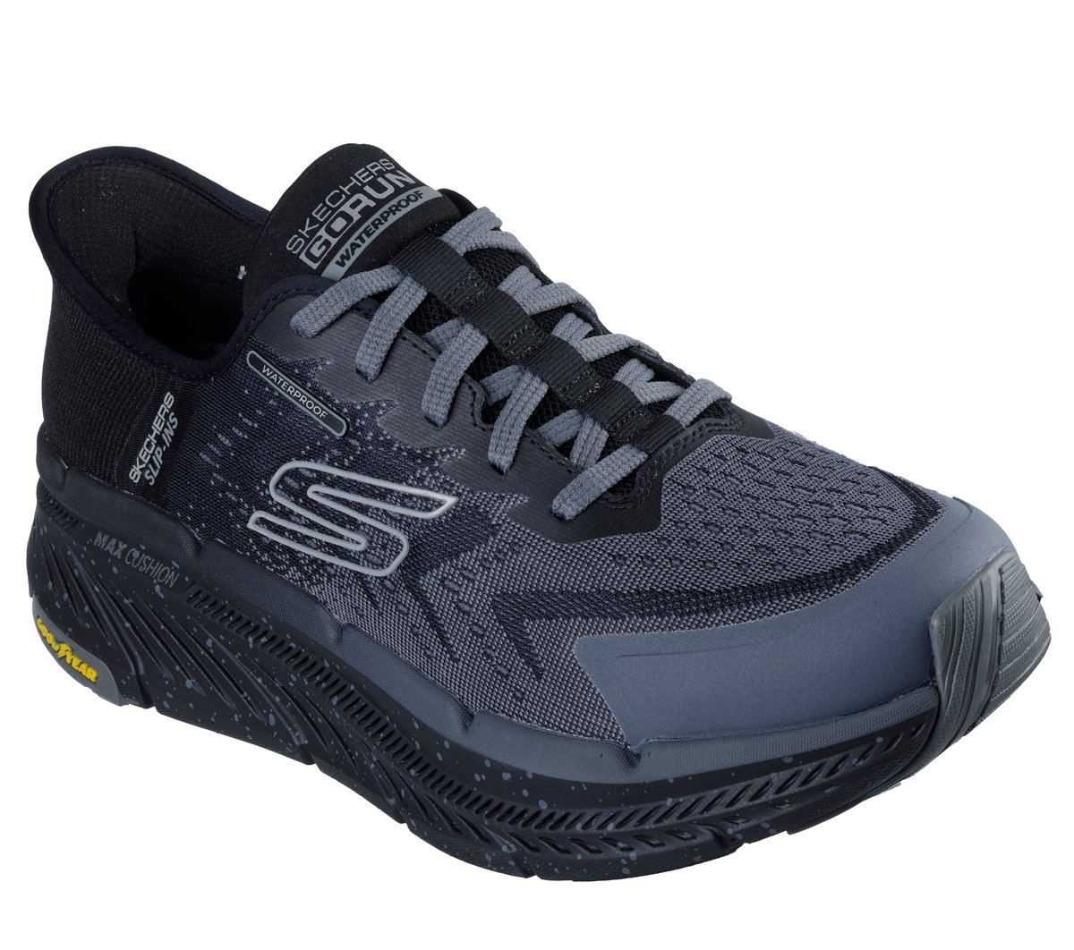 Skechers Slip-ins Waterproof: Max Cushioning Premier 2.0 - Stanch Moyen Width en Noir