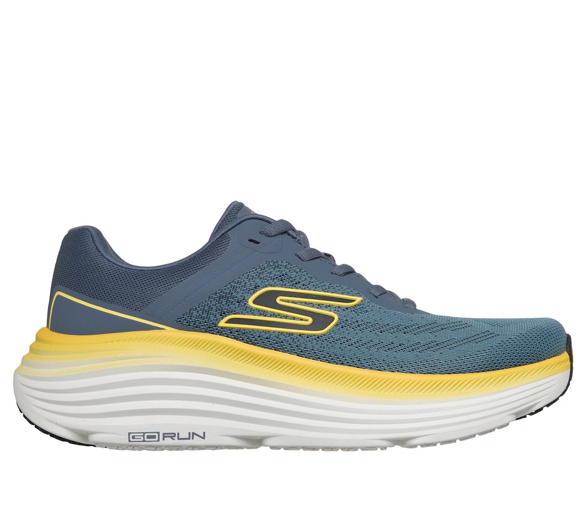 Skechers Max Cushioning Endeavour - Ardena en Gris Pizarra, talla 44.5, Vegan