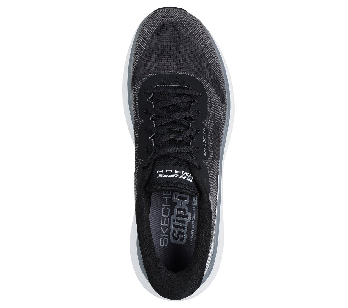 Skechers Slip-ins: Max Cushioning Endeavour - Exciton Chaussures Moyen Width en Noir, Lavable en machine