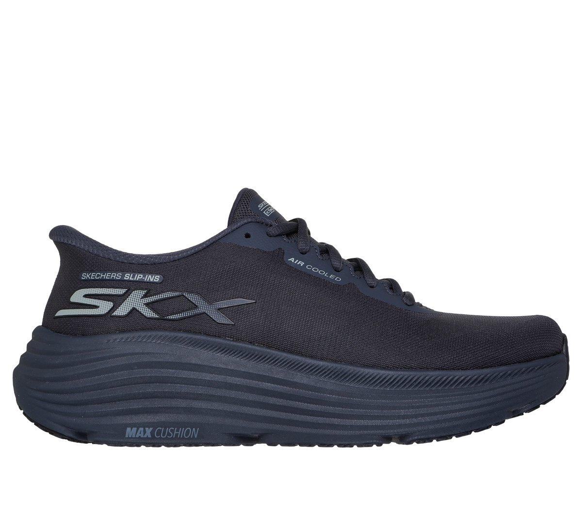 Skechers Slip-ins: Max Cushioning Endeavour - Exciton en Navy/Negro, talla 44.5
