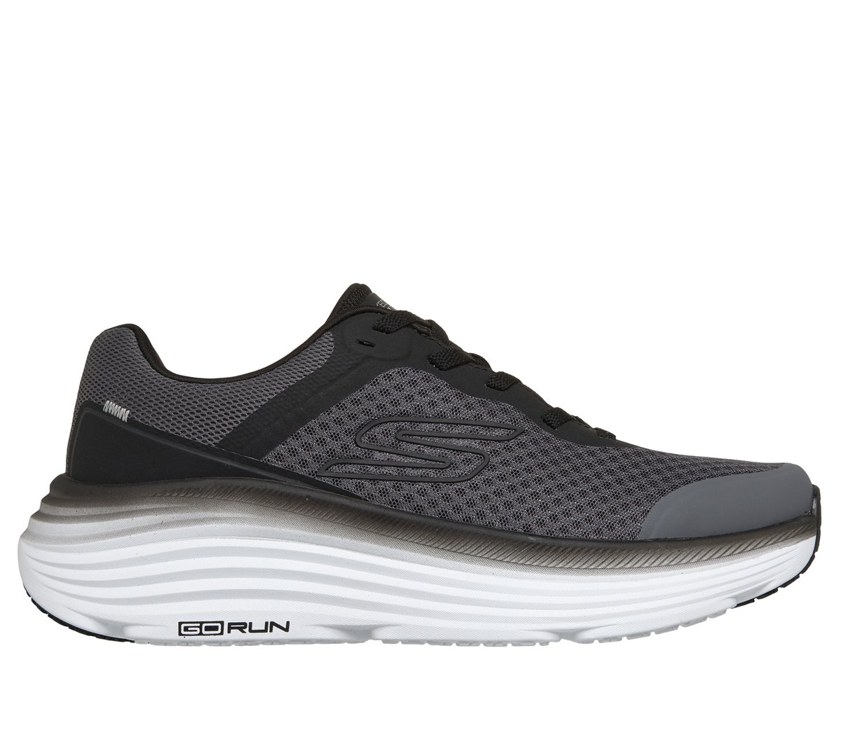 Skechers Max Cushioning Endeavour en Grisoscuro, talla 42, Vegan