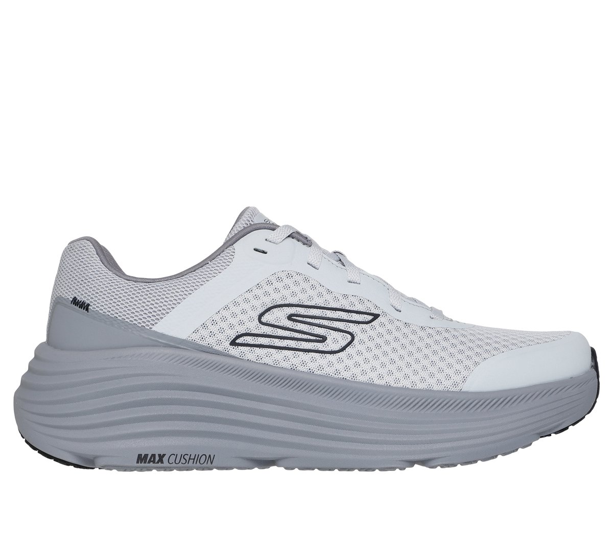 Skechers Max Cushioning Endeavour en Gris, talla 44, Vegan