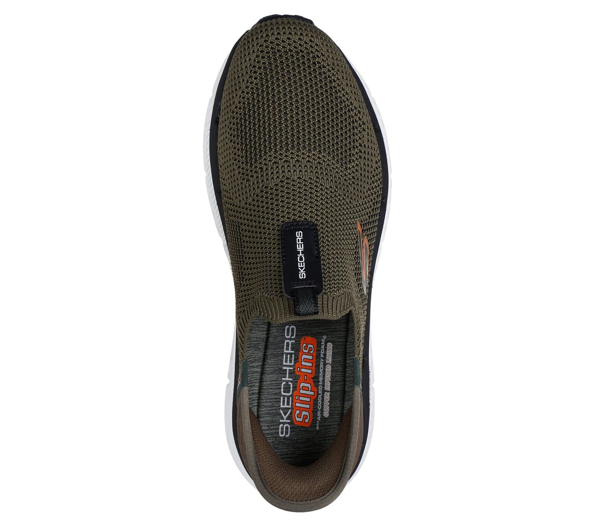Skechers Slip-ins: Max Cushioning Premier 2.0 Chaussures Moyen Width en Olive/Noir