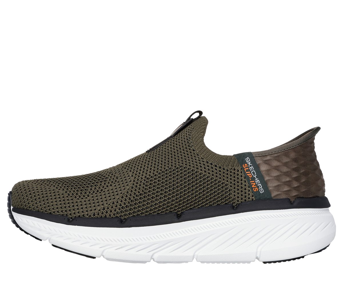 Skechers Slip-ins: Max Cushioning Premier 2.0 Chaussures Moyen Width en Olive/Noir