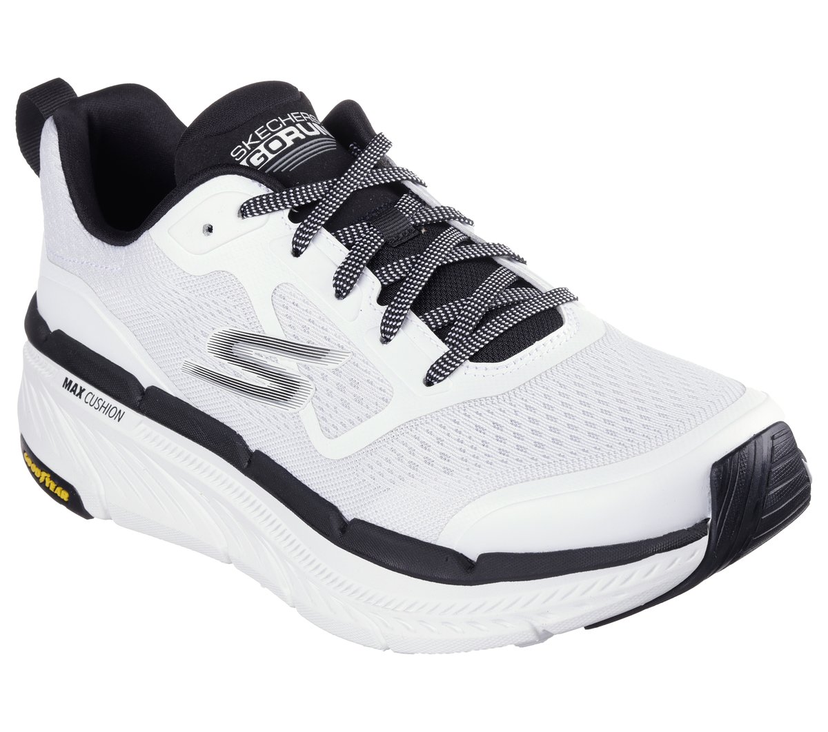 Skechers Max Cushioning Premier 2.0 - Vantage Moyen Width en Blanc/Noir