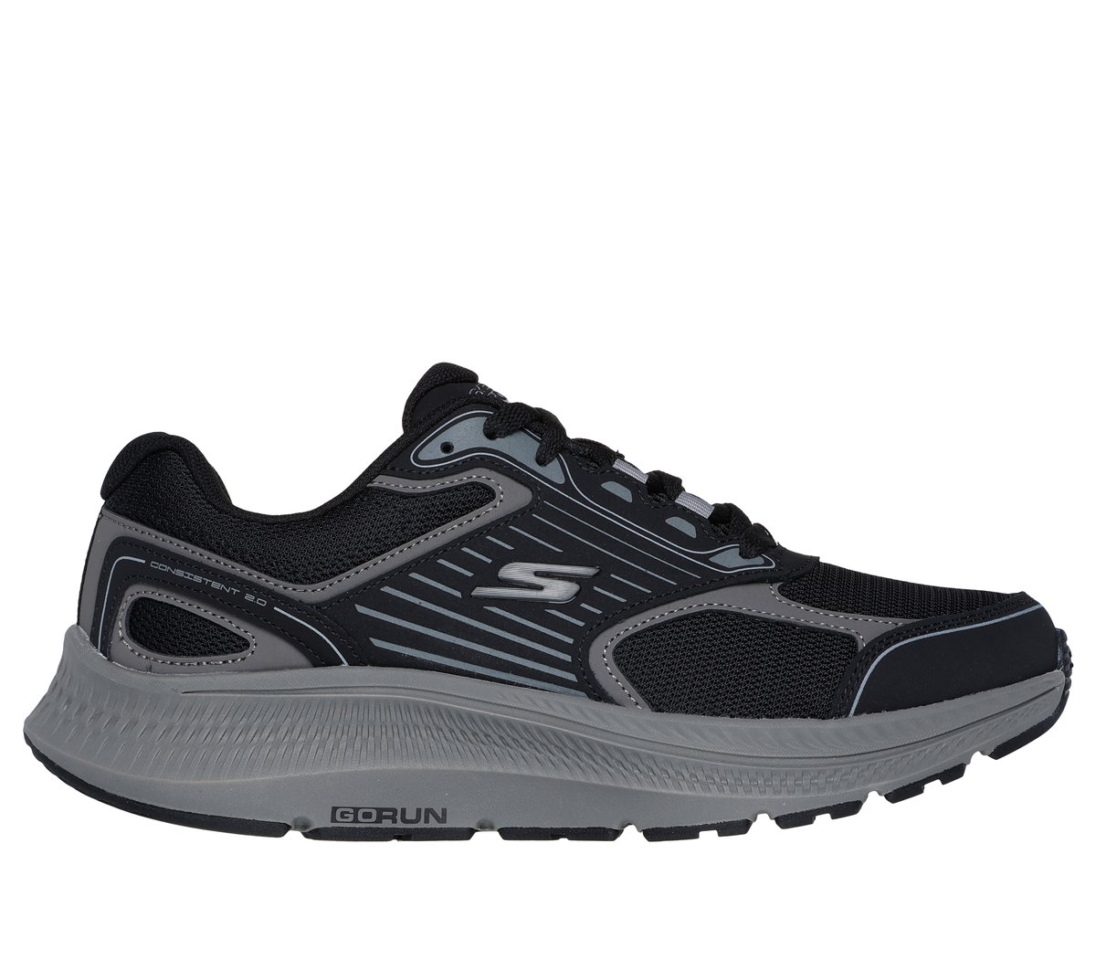 Skechers Go Run Consistent 2.0 Shoes Em Preto/CarvãO, Tamanho 39.5