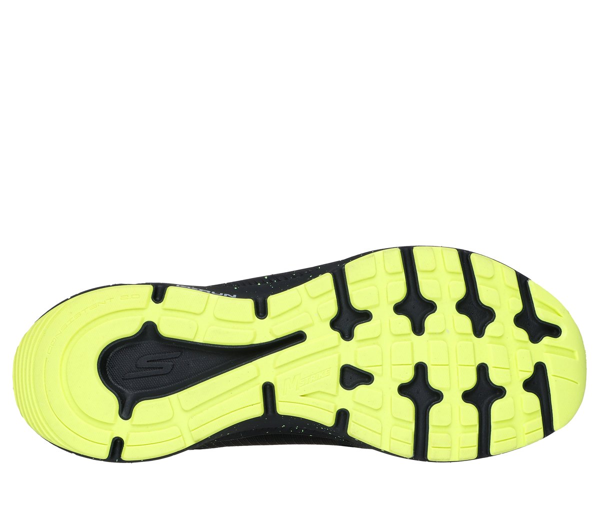 Waterproof: GO RUN Consistent 2.0 - Piedmont — BLACK / LIME