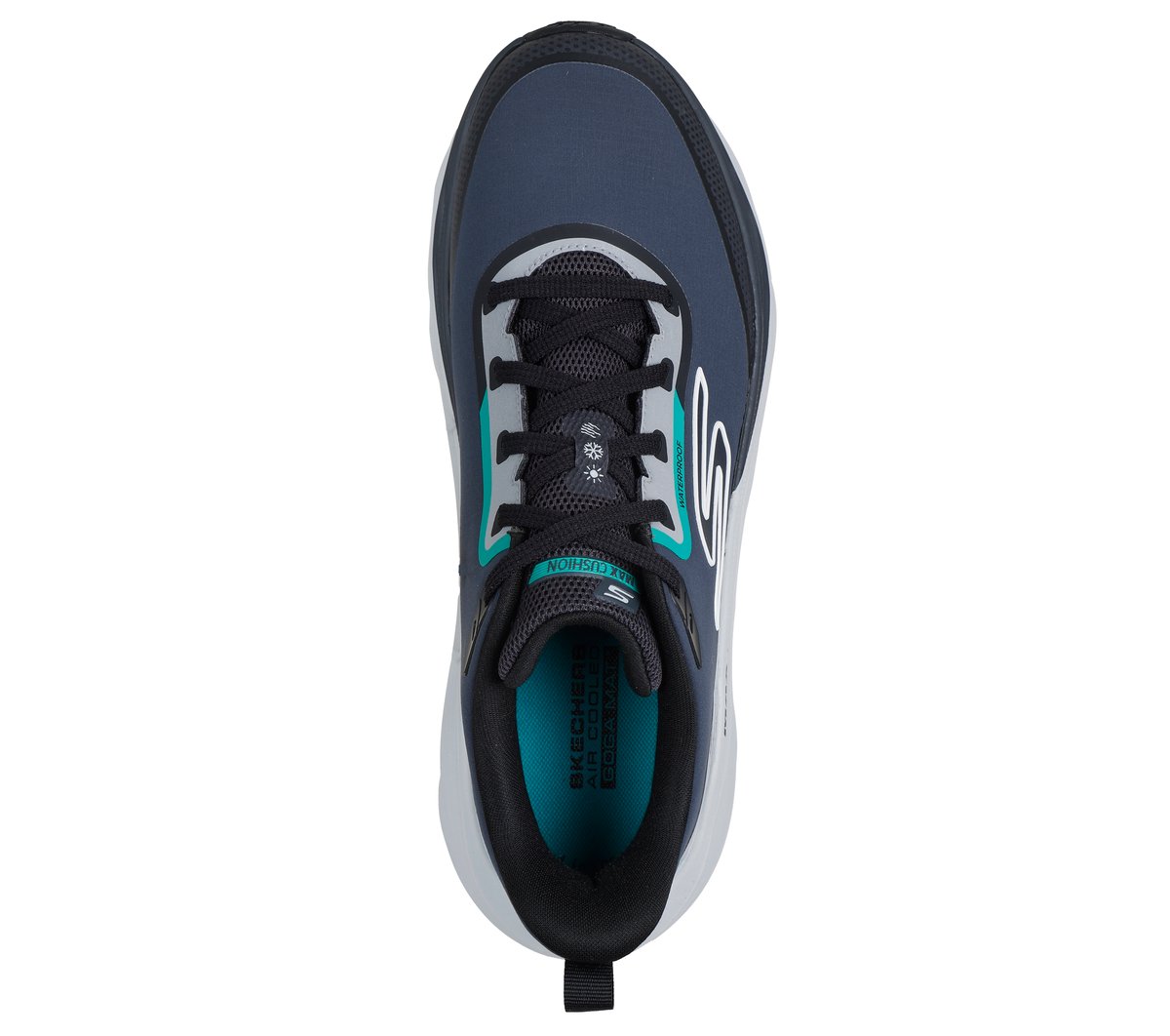 Waterproof: Max Run - Vorteza — CHARCOAL/BLACK