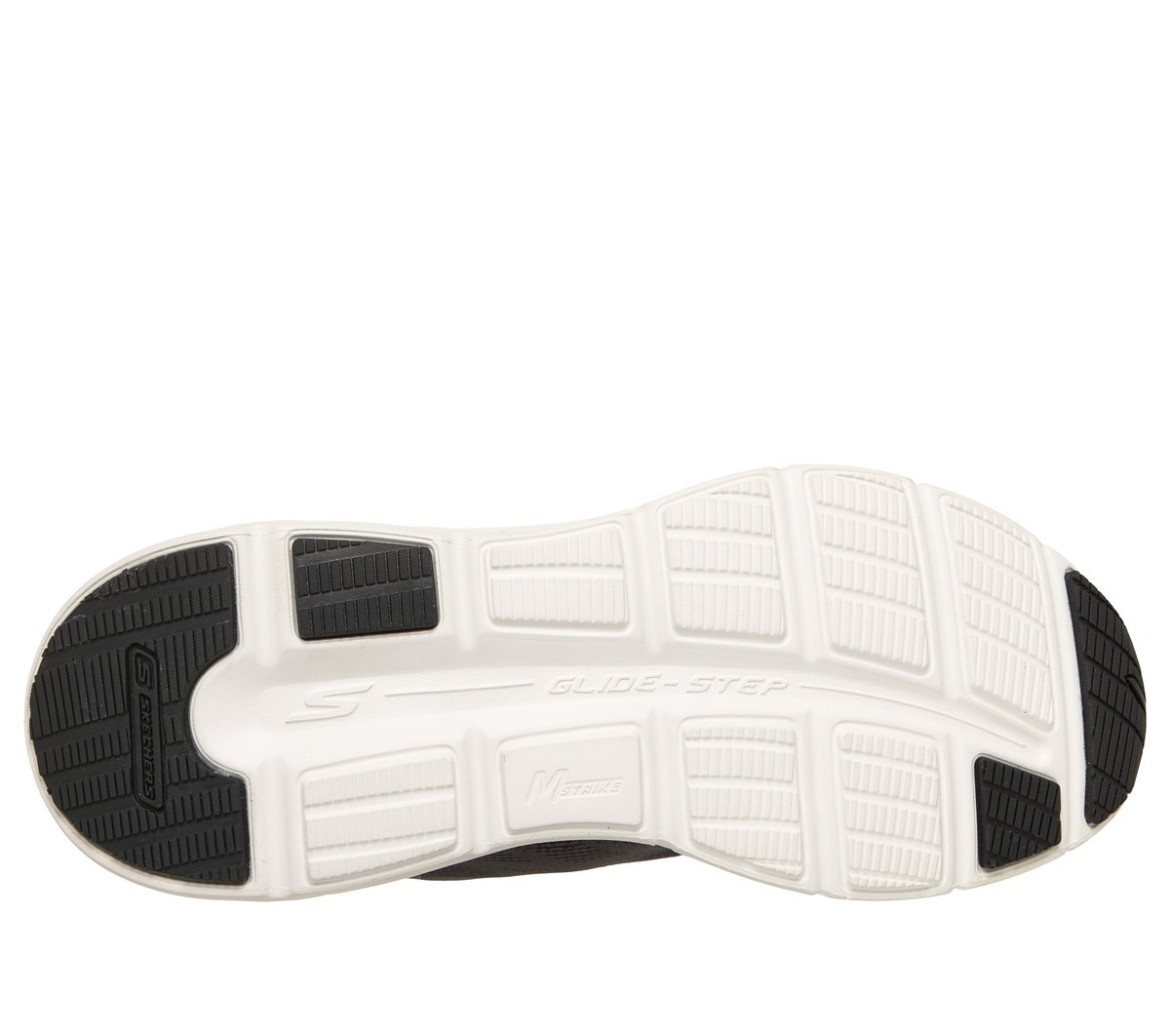 Skechers Slip-ins: Glide-Step Vortex Moyen Width en Noir/Gris Anthracite, Vegan, Lavable en machine