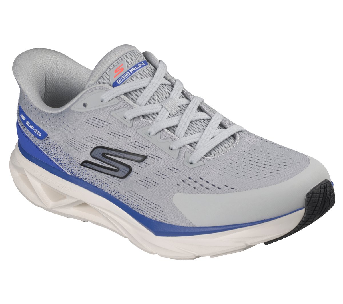 Skechers Men’s Sz 10 Slip-ins Max Cushioning Premier Gray/Wht Running Shoes NW0B image;width=3000,format=auto/  main image 2