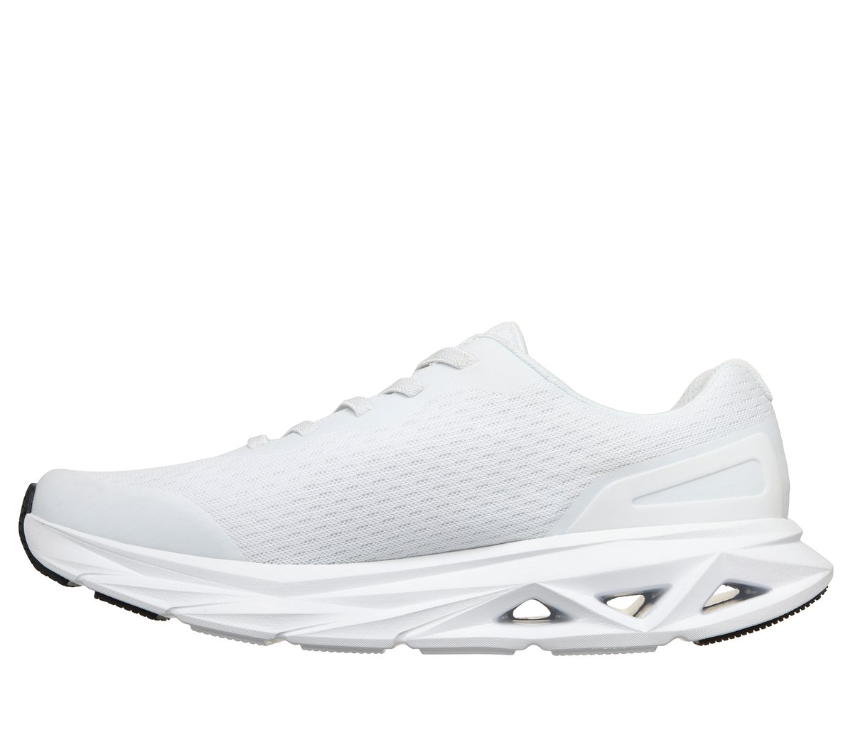 Skechers Glide-Step Vortex - Avalin Moyen Width en Blanc/Noir, Vegan, Lavable en machine