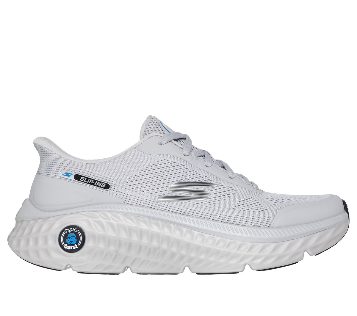 Skechers Slip-ins: Max Cushioning Hyper Craze 2.0 en Gris, talla 40, Vegan