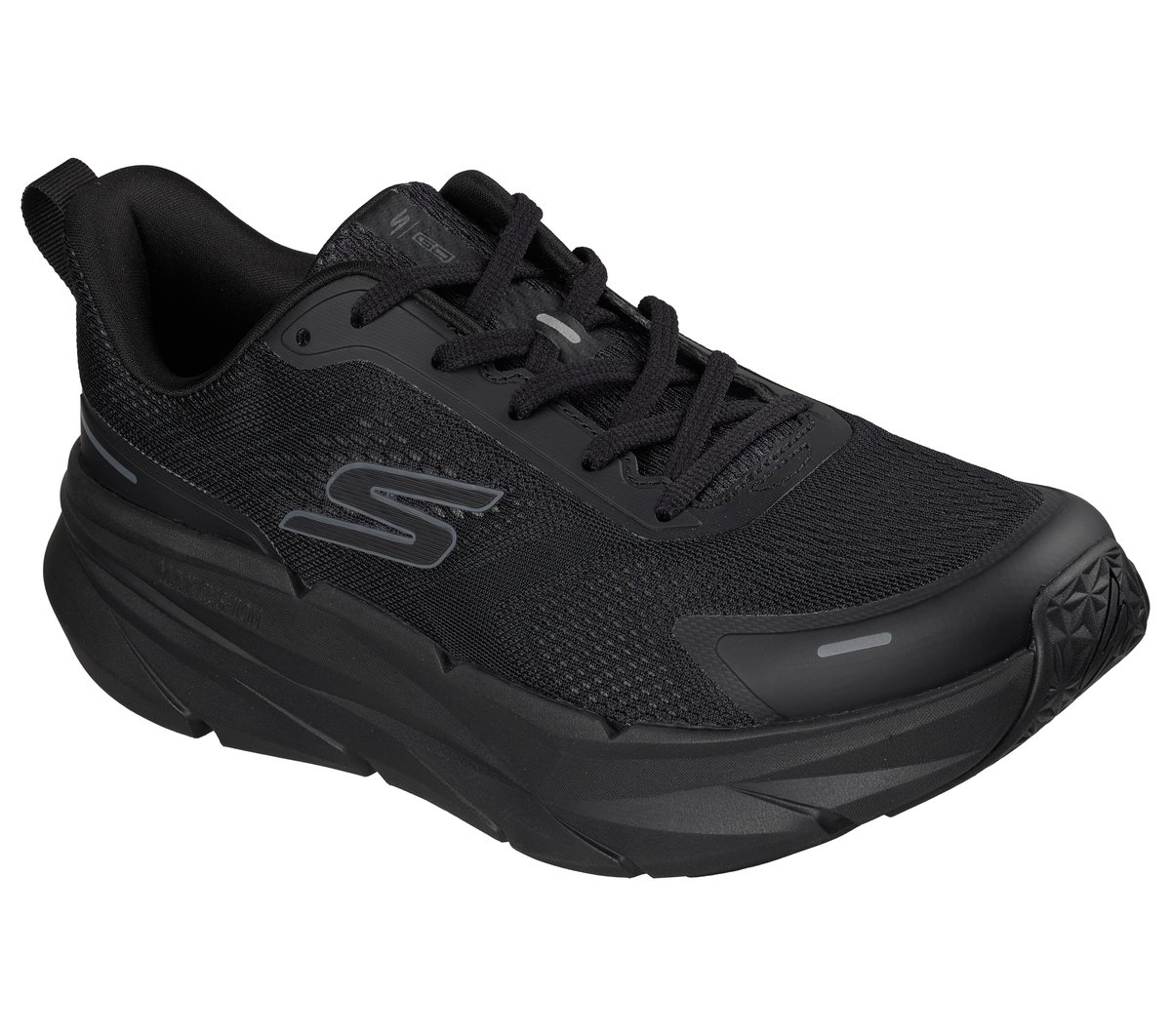 Skechers Max Cushioning Premier 3 Moyen Width en Noir, Vegan, Lavable en machine