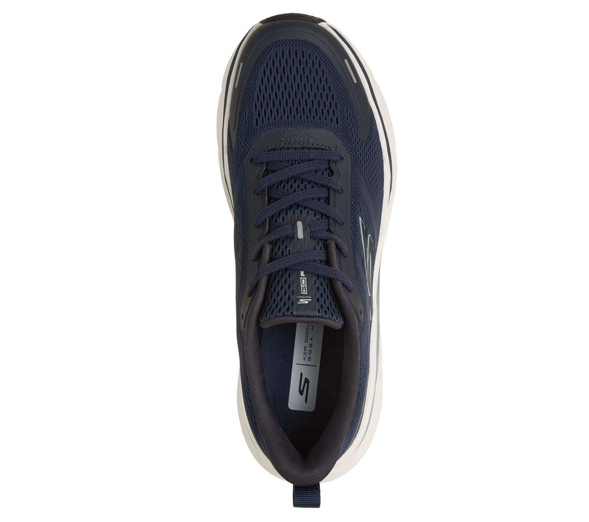 Skechers Uomo Max Cushioning Premier 3 Sneaker In Blu Navy Blue, Taglia 44.5, Vegan, Lavabile In Lavatrice - 2