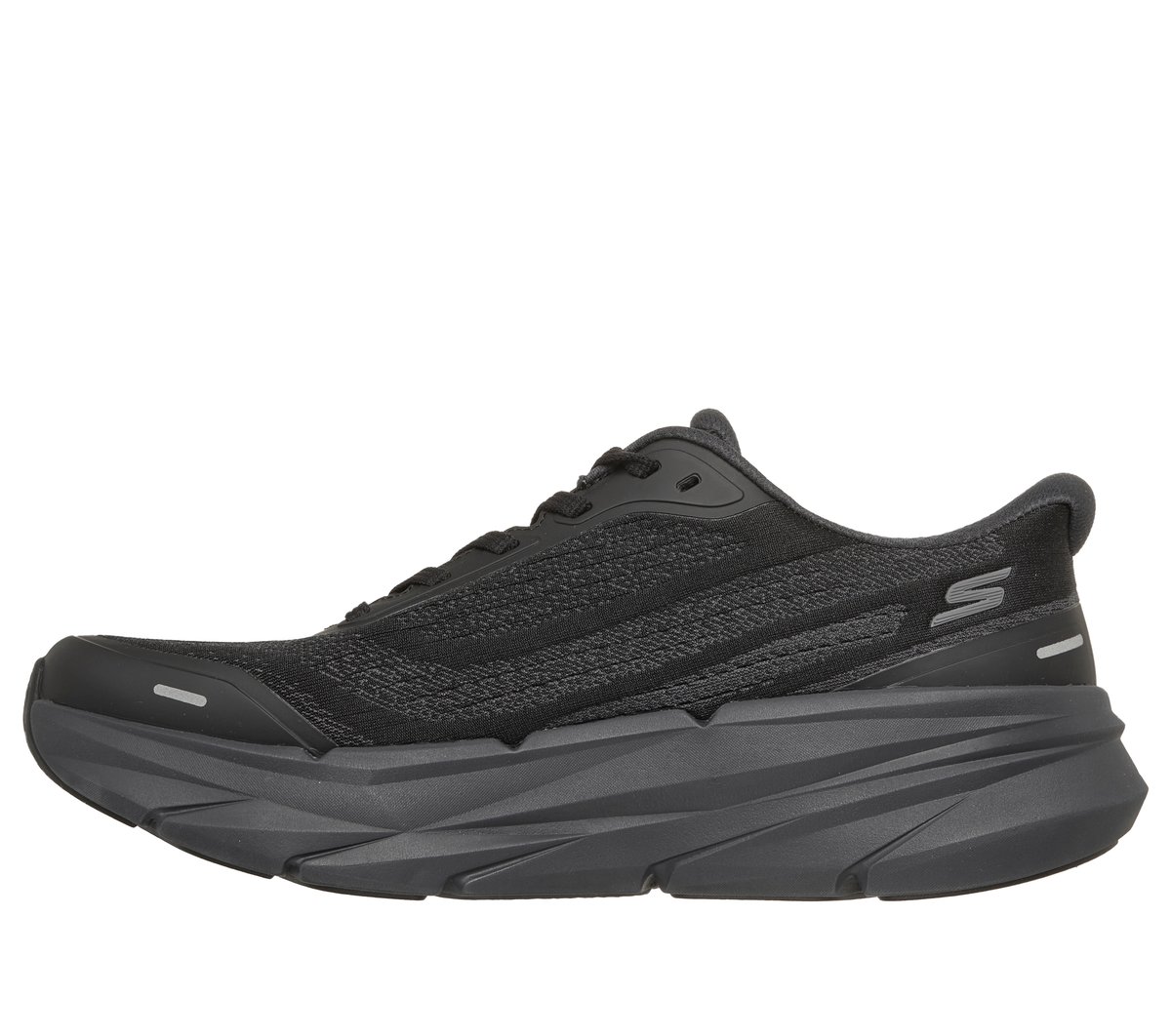 Skechers Slip-ins: Max Cushioning Premier 3 -Torryn Moyen Width en Noir/Gris Anthracite, Vegan, Lavable en machine