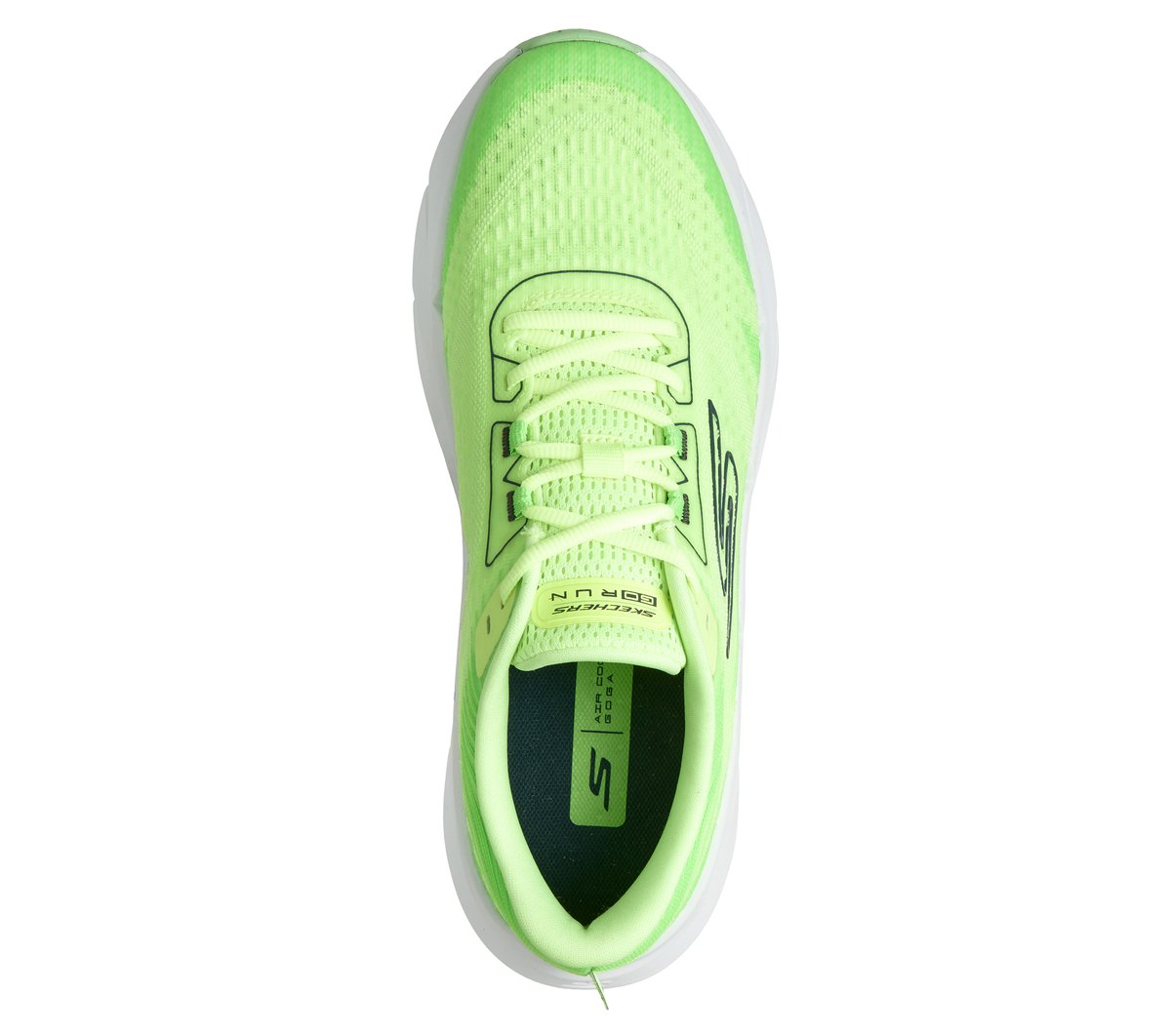 Skechers Uomo Max Cushioning Premier 3 - Valaro Sneaker In Lime, Taglia 42, Vegan, Lavabile In Lavatrice - 2